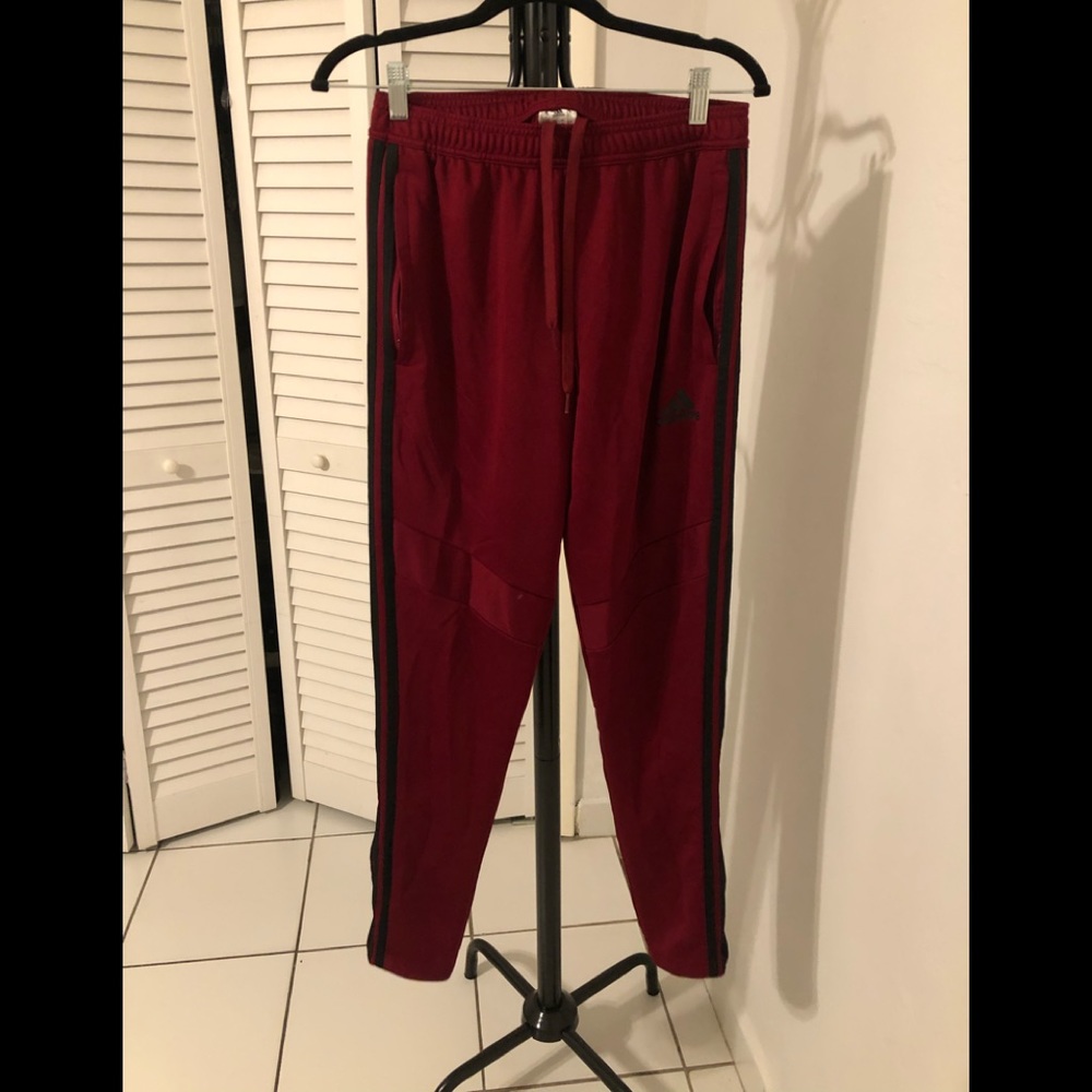 Men’s Adidas Burgundy Tiro Joggers